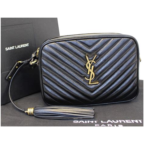 ysl black leather crossbody|saint laurent crossbody bags.